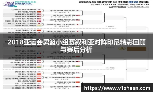 2018亚运会男篮小组赛叙利亚对阵印尼精彩回顾与赛后分析